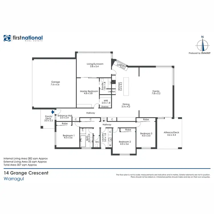 Floorplan of Homely house listing, 14 Grange Crescent, Warragul VIC 3820