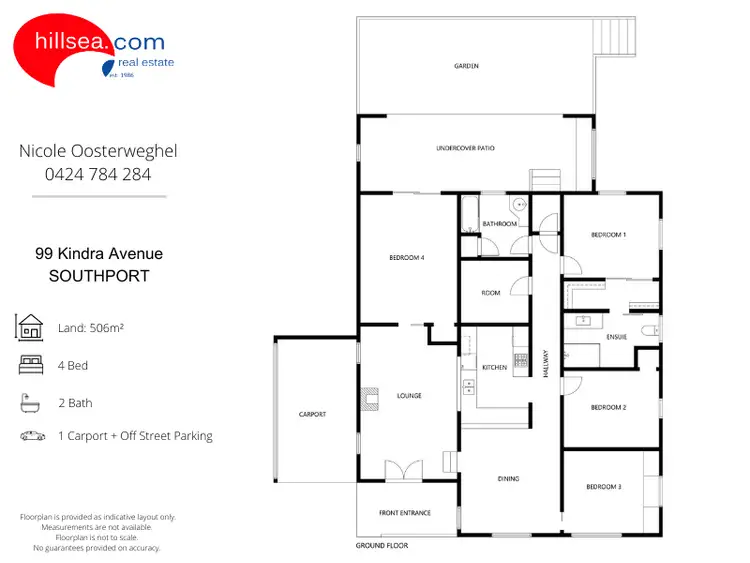 Floorplan of Homely house listing, 99 Kindra Avenue, Southport QLD 4215