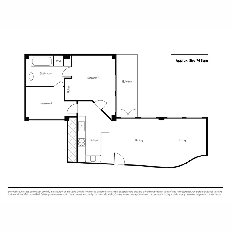 Floorplan of Homely apartment listing, 41/222 Victoria Street, Melbourne VIC 3000