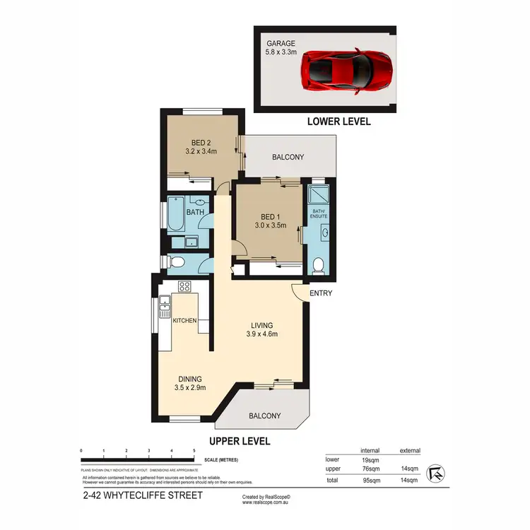 Floorplan of Homely unit listing, 2/42 Whytecliffe Street, Albion QLD 4010