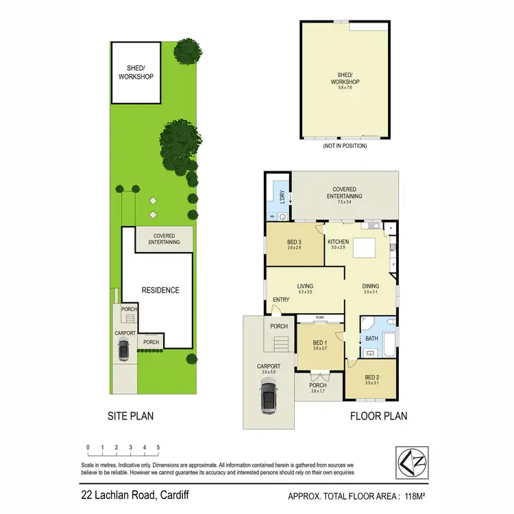 Floorplan of Homely house listing, 22 Lachlan Road, Cardiff NSW 2285