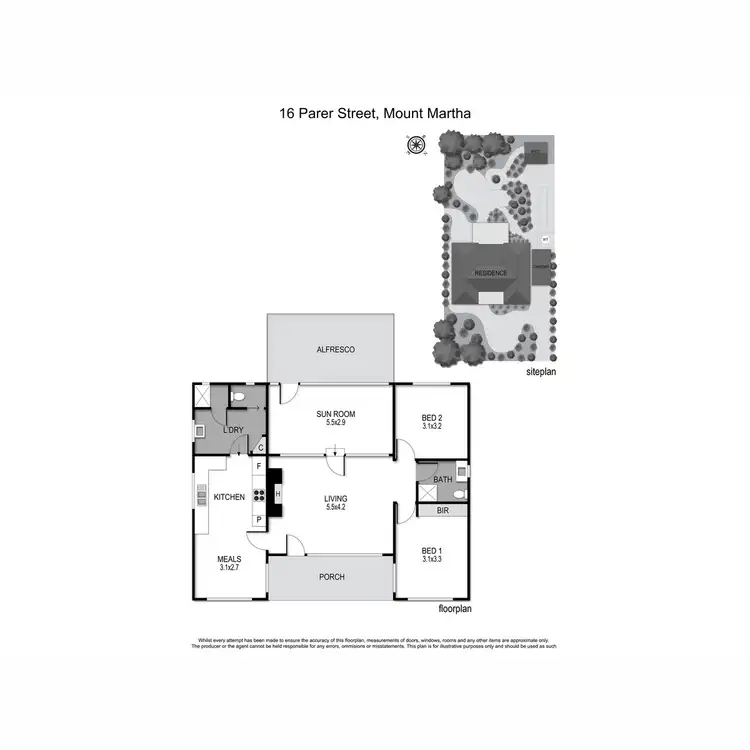 Floorplan of Homely house listing, 16 Parer Street, Mount Martha VIC 3934