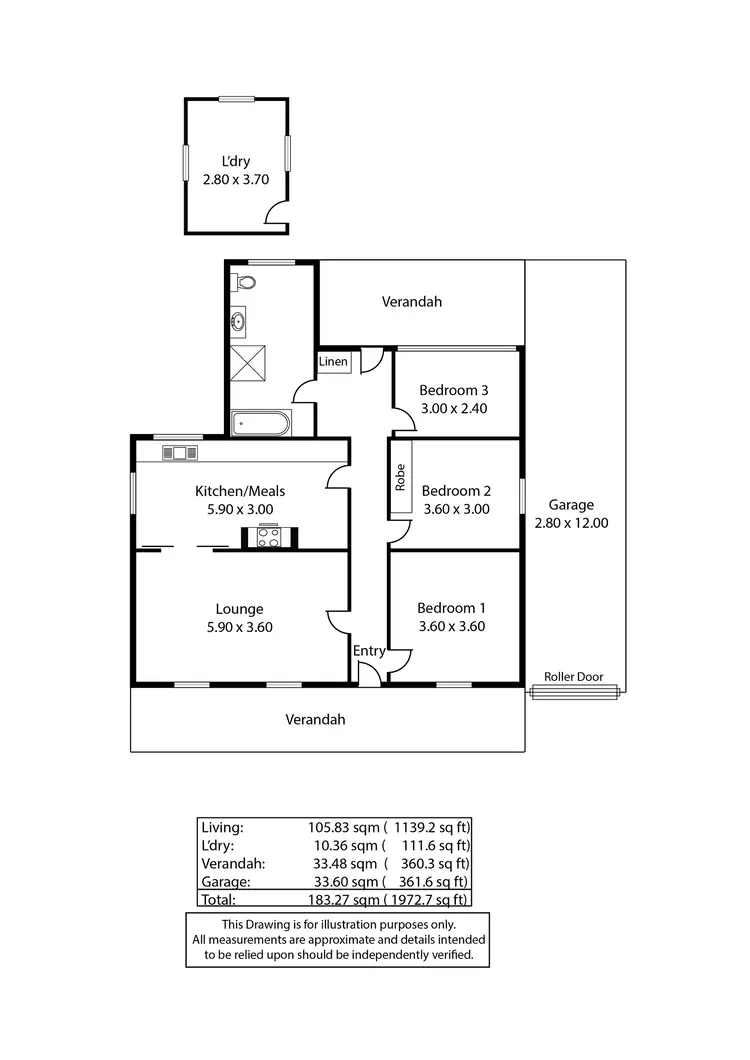 Floorplan of Homely house listing, 17 Wright Street, Clare SA 5453