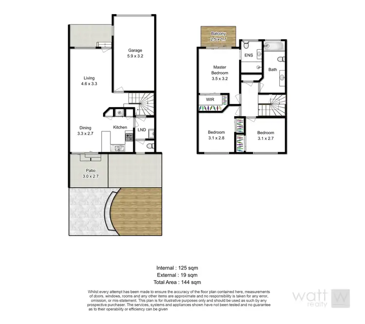 Floorplan of Homely townhouse listing, 3/45 Lacey Road, Carseldine QLD 4034