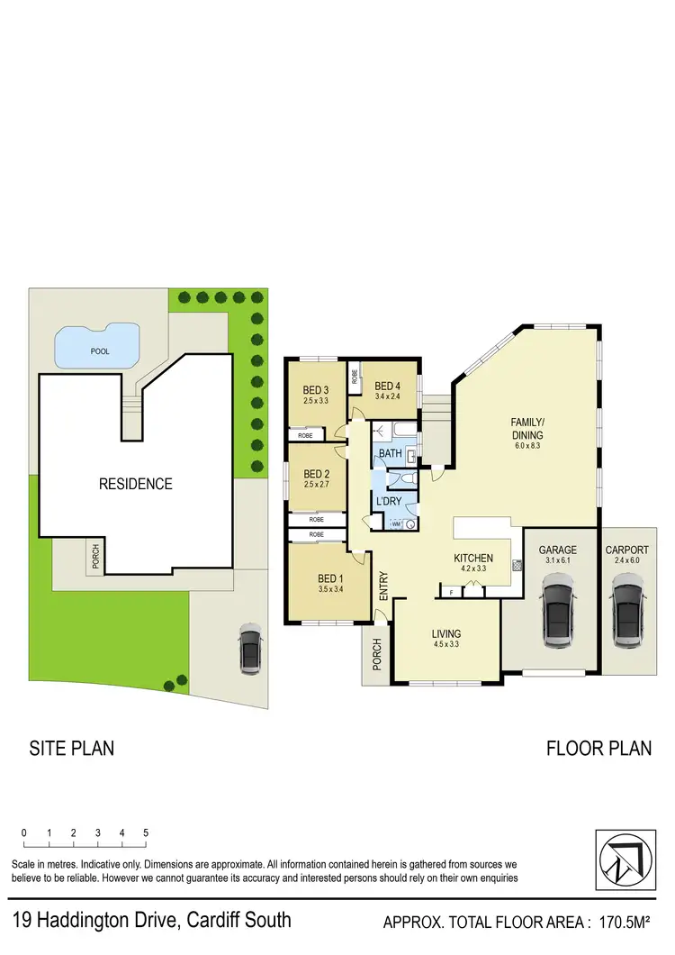Floorplan of Homely house listing, 19 Haddington Drive, Cardiff South NSW 2285