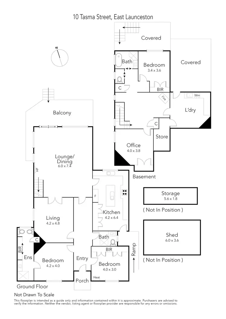 Floorplan of Homely house listing, 10 Tasma Street, East Launceston TAS 7250