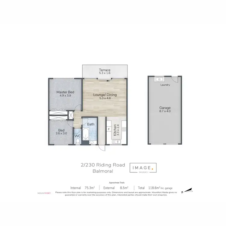 Floorplan of Homely unit listing, 2/230 Riding Road, Balmoral QLD 4171