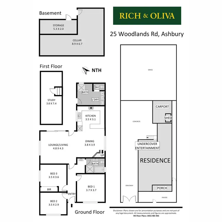 Floorplan of Homely house listing, 25 Woodlands Road, Ashbury NSW 2193