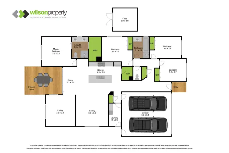 Floorplan of Homely house listing, 19 Hereford Boulevard, Traralgon VIC 3844