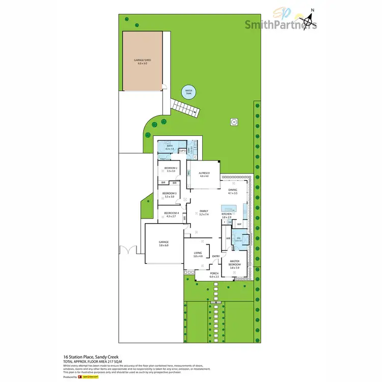 Floorplan of Homely house listing, 16 Station Place, Sandy Creek SA 5350