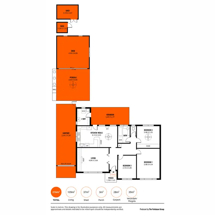 Floorplan of Homely house listing, 11 Merino Avenue, Morphett Vale SA 5162