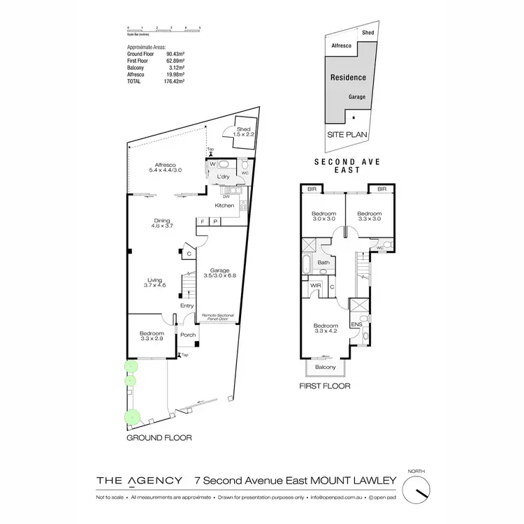 Floorplan of Homely house listing, 7 Second Avenue East, Mount Lawley WA 6050