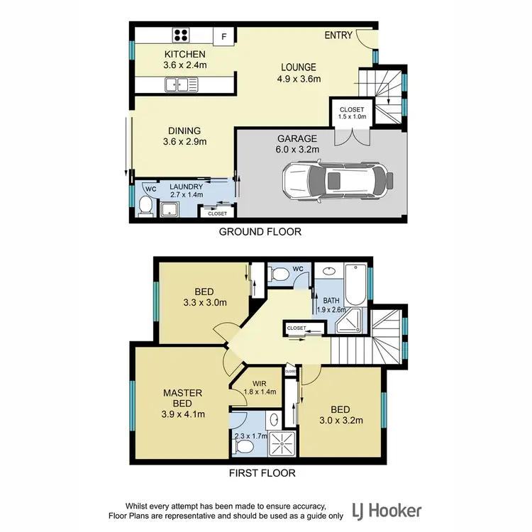 Floorplan of Homely townhouse listing, 4/1548 Anzac Avenue, Kallangur QLD 4503