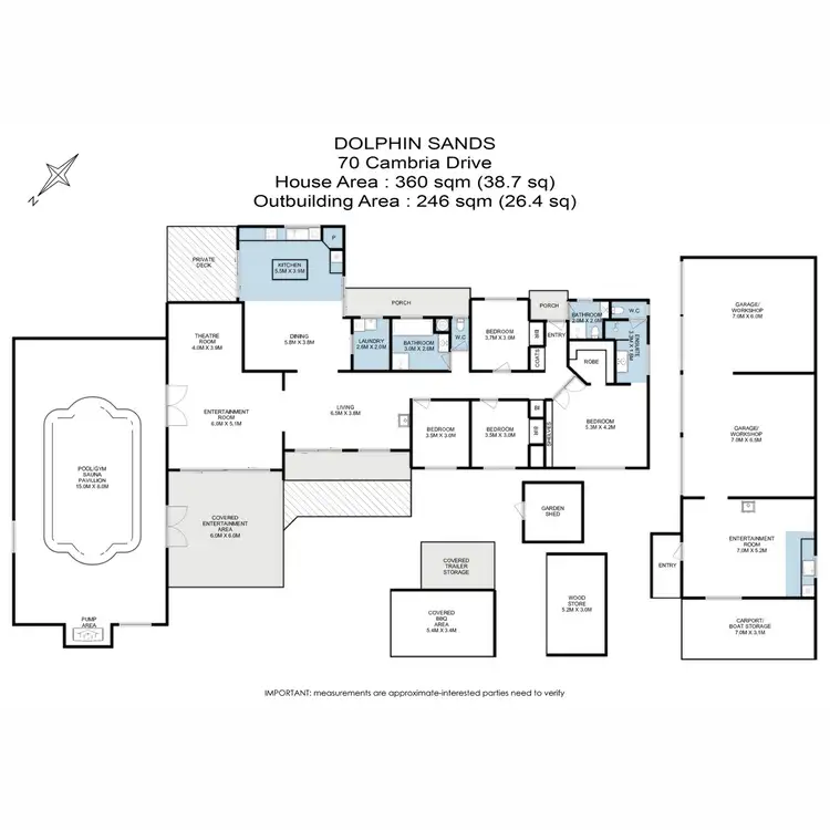 Floorplan of Homely house listing, 70 Cambria Drive, Dolphin Sands TAS 7190