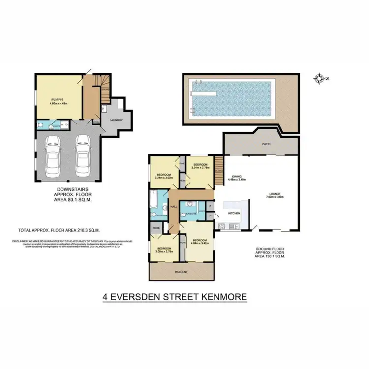 Floorplan of Homely house listing, 4 Eversden Street, Kenmore QLD 4069