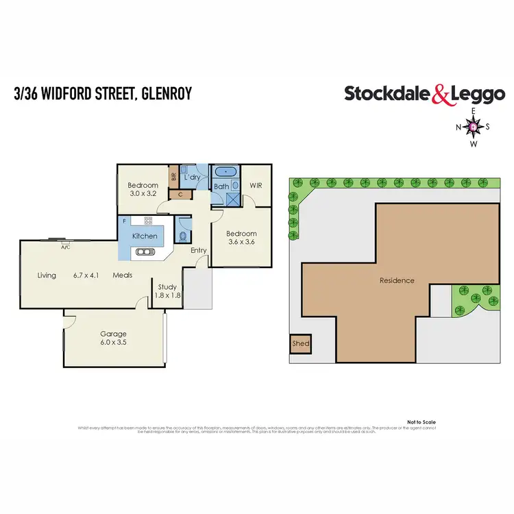 Floorplan of Homely unit listing, 3/36 Widford Street, Glenroy VIC 3046