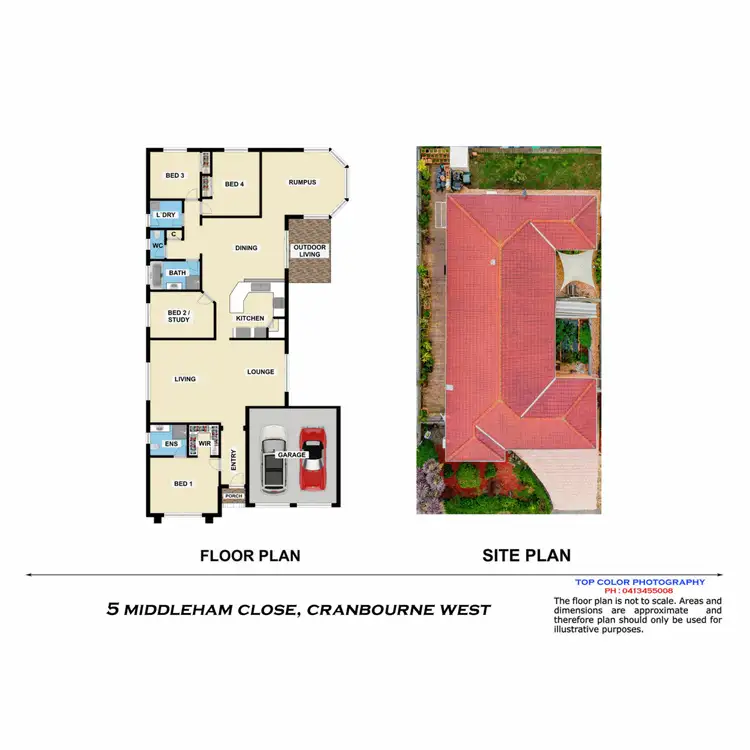 Floorplan of Homely house listing, 5 Middleham Close, Cranbourne West VIC 3977