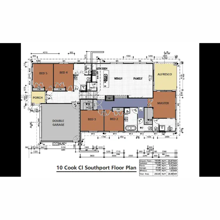 Floorplan of Homely house listing, 10 Cook Close, Southport QLD 4215