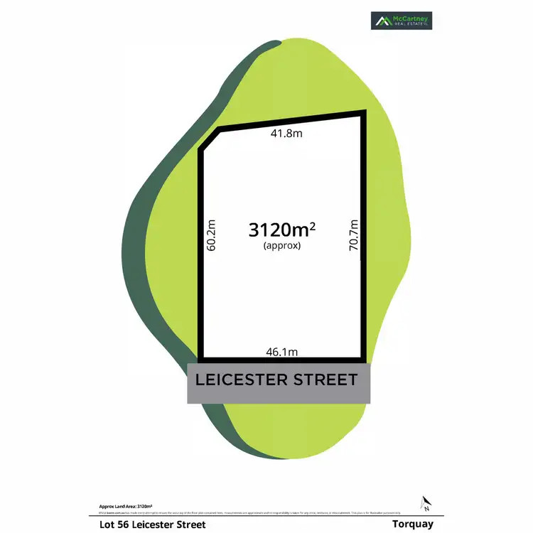 Floorplan of Homely land listing, LOT 56 Leicester Street, Torquay VIC 3228