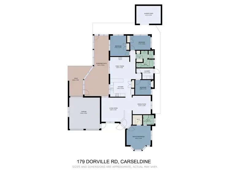 Floorplan of Homely house listing, 179 Dorville Road, Carseldine QLD 4034