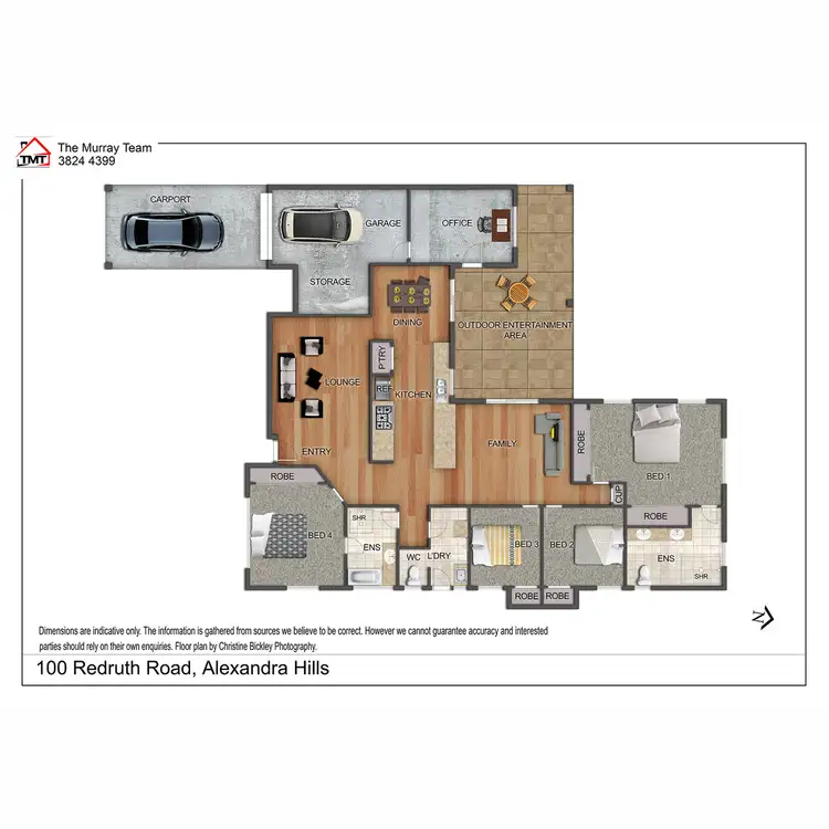 Floorplan of Homely house listing, 100 Redruth Road, Alexandra Hills QLD 4161