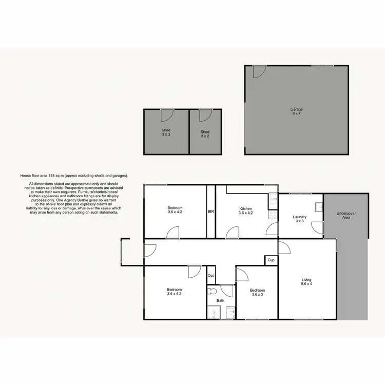Floorplan of Homely house listing, 5 Overall Street, Sulphur Creek TAS 7316
