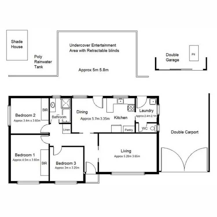 Floorplan of Homely house listing, 5 Sorata Street, Port Augusta SA 5700