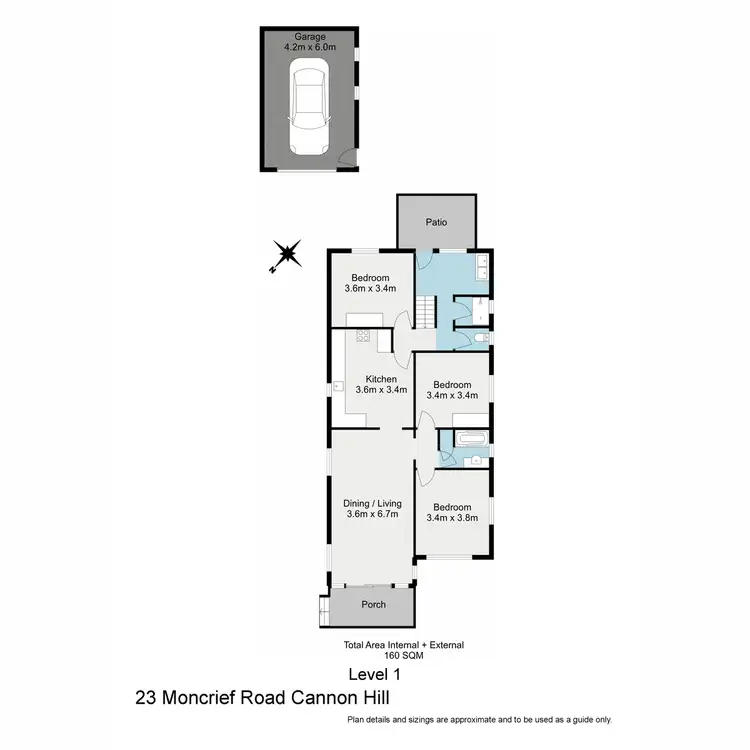 Floorplan of Homely house listing, 23 Moncrief Road, Cannon Hill QLD 4170
