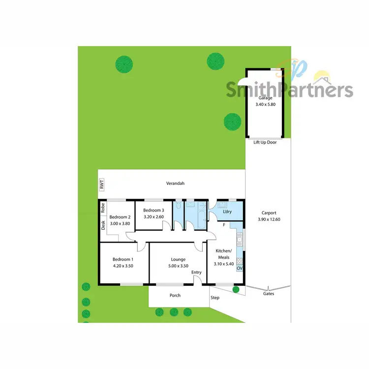 Floorplan of Homely house listing, 10 Frank Street, Para Hills SA 5096