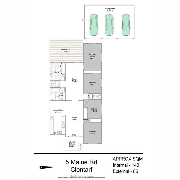 Floorplan of Homely house listing, 5 Maine Road, Clontarf QLD 4019