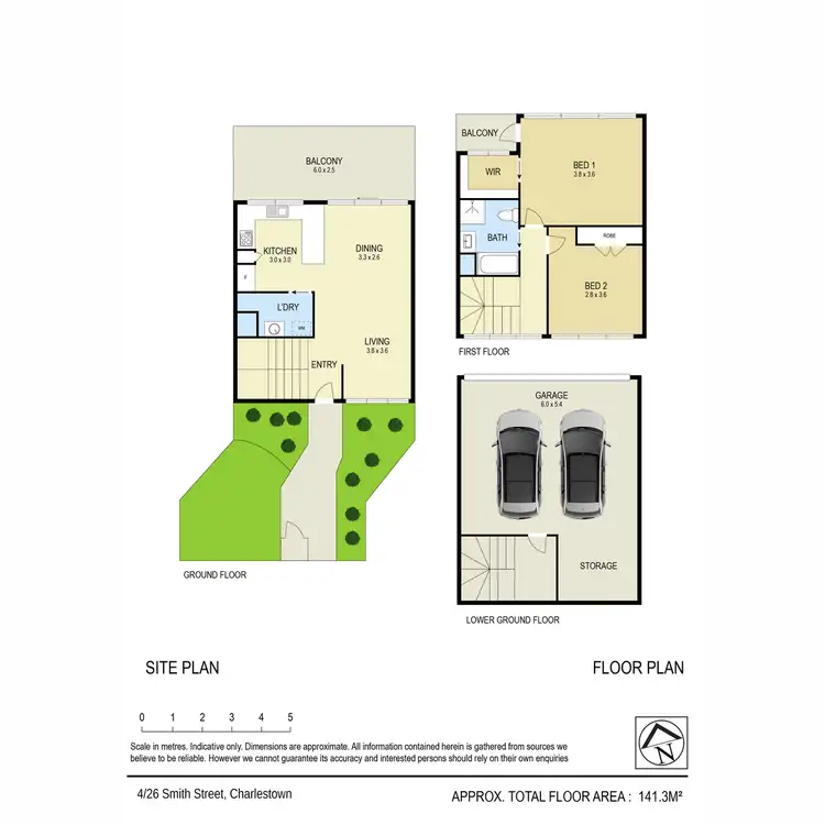 Floorplan of Homely unit listing, 4/26 Smith Street, Charlestown NSW 2290