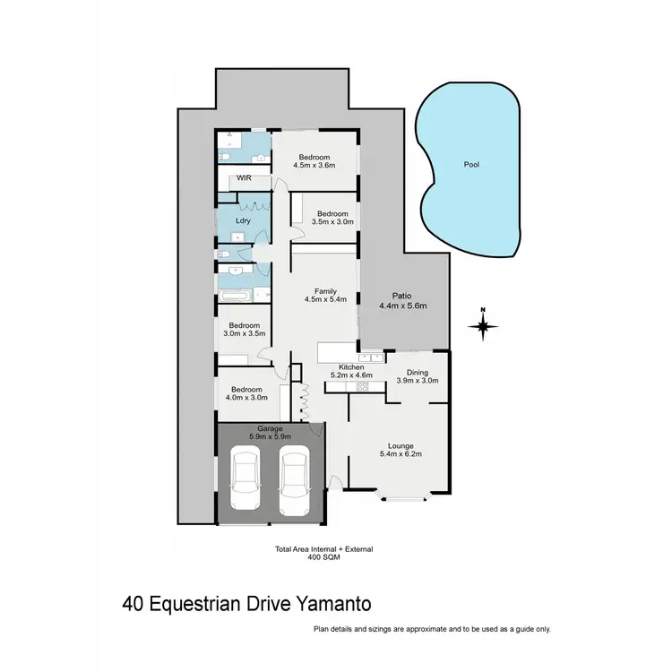 Floorplan of Homely house listing, 40 Equestrian Drive, Yamanto QLD 4305