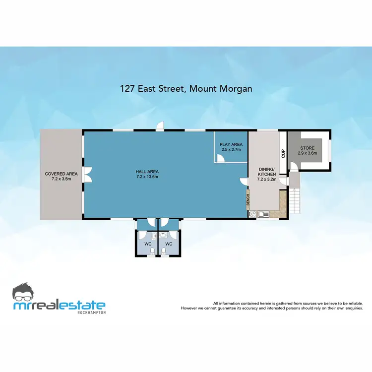 Floorplan of Homely other listing, 127 East Street, Mount Morgan QLD 4714