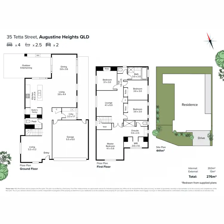 Floorplan of Homely house listing, 35 Tetta Street, Augustine Heights QLD 4300
