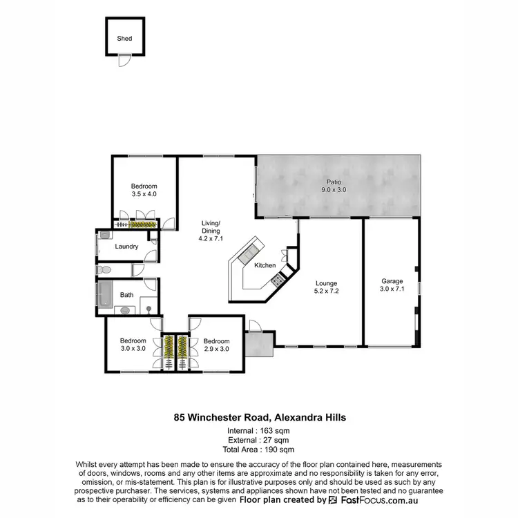 Floorplan of Homely house listing, 85 Winchester Road, Alexandra Hills QLD 4161