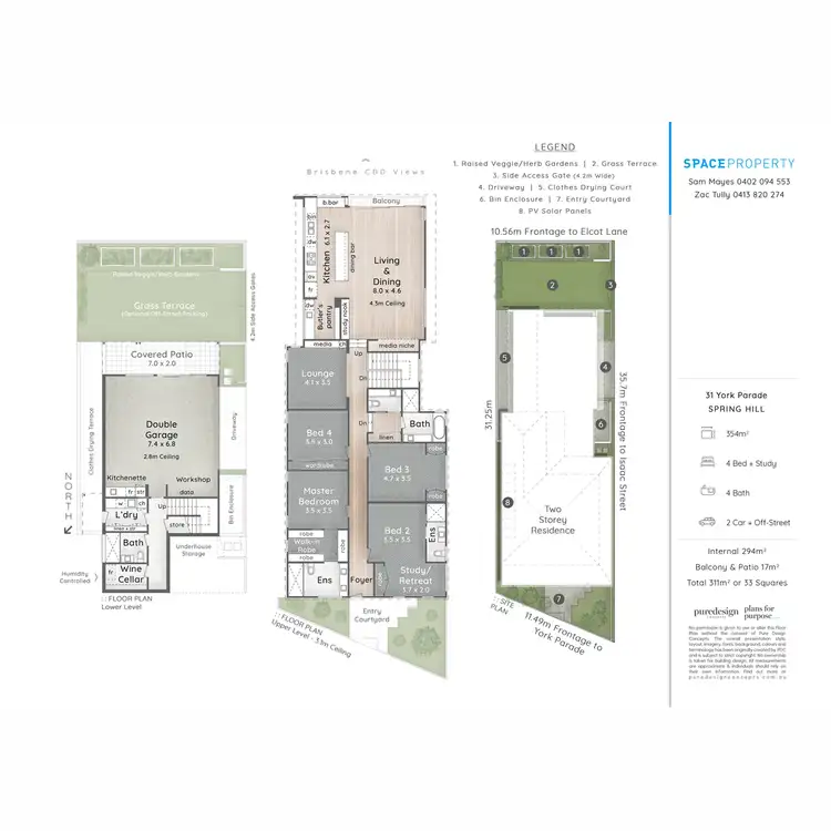 Floorplan of Homely house listing, 31 York Parade, Spring Hill QLD 4000