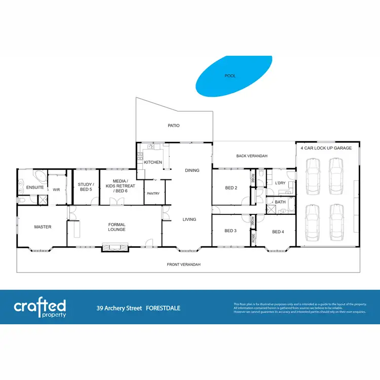 Floorplan of Homely house listing, 39 Archery Street, Forestdale QLD 4118