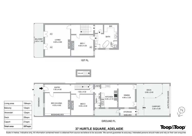 Floorplan of Homely house listing, 37 Hurtle Square, Adelaide SA 5000
