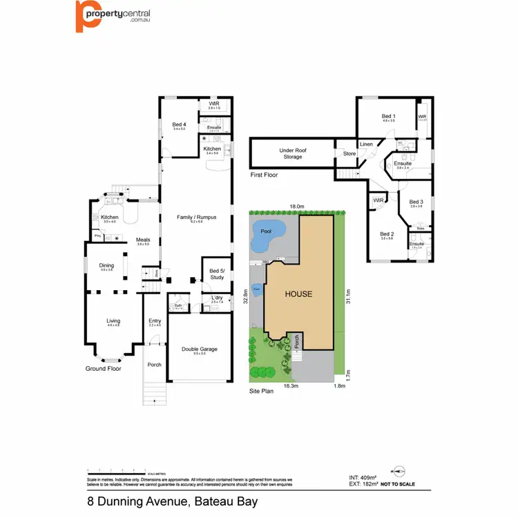 Floorplan of Homely house listing, 8 Dunning Avenue, Bateau Bay NSW 2261