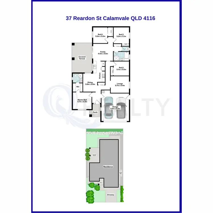 Floorplan of Homely house listing, 37 Reardon Street, Calamvale QLD 4116