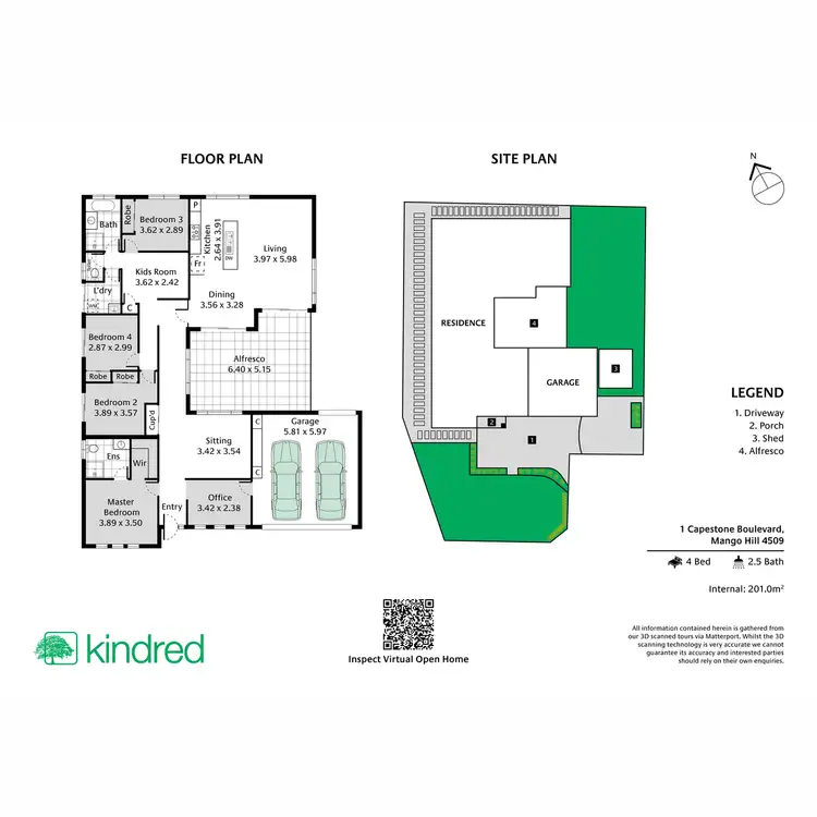 Floorplan of Homely house listing, 1 Capestone Boulevard, Mango Hill QLD 4509