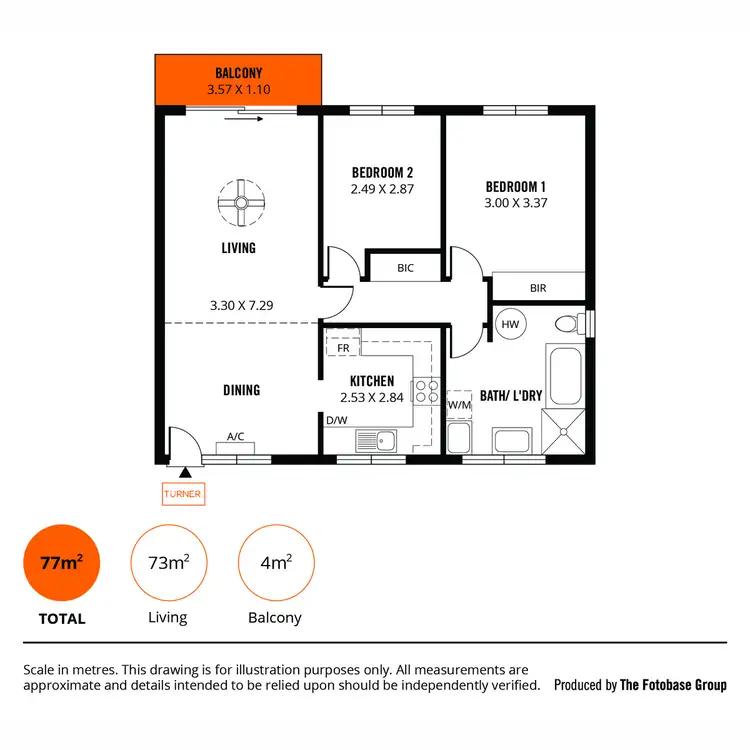 Floorplan of Homely unit listing, 4/30 College Road, Kent Town SA 5067