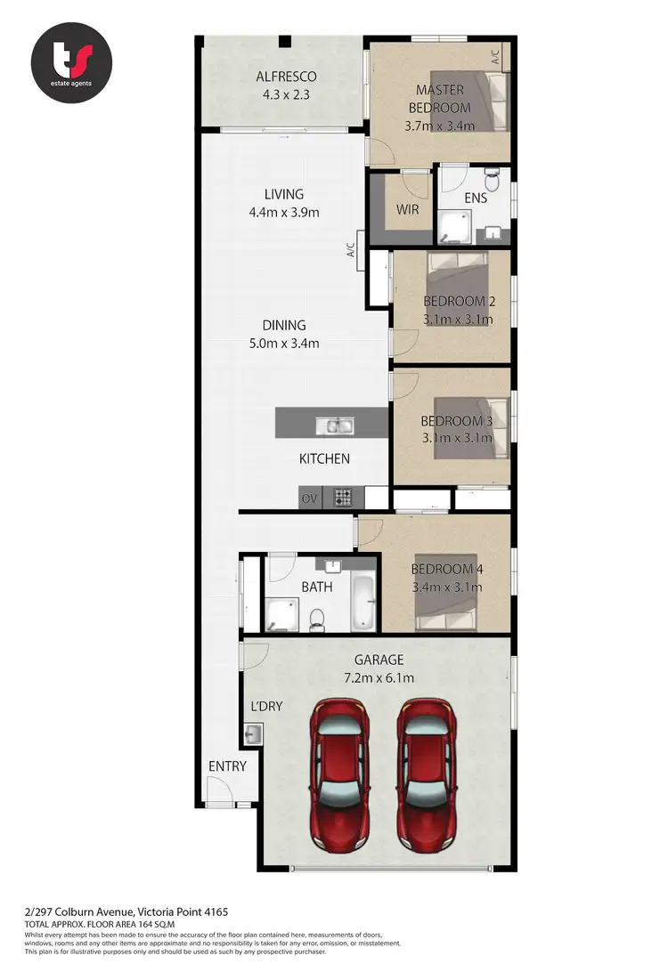 Floorplan of Homely house listing, 1/297 Colburn Avenue, Victoria Point QLD 4165