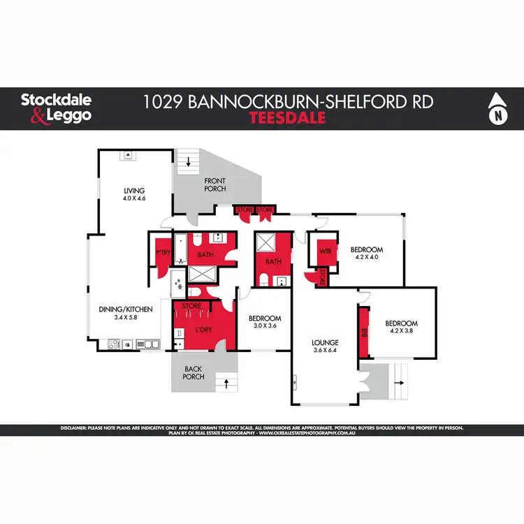 Floorplan of Homely house listing, 1029 Bannockburn Shelford Road, Teesdale VIC 3328