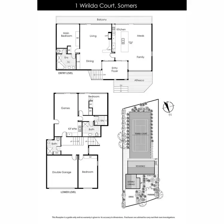 Floorplan of Homely house listing, 1 Wirilda Court, Somers VIC 3927