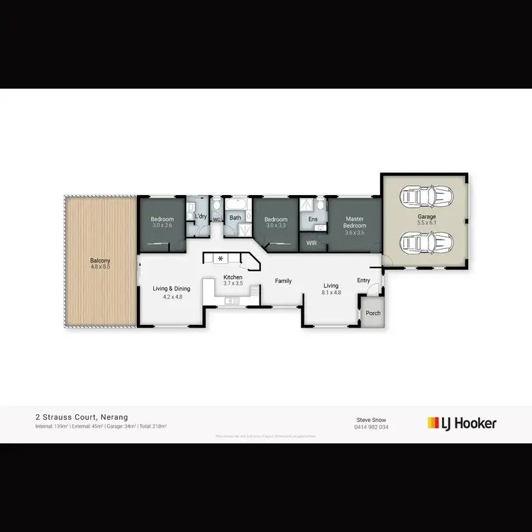 Floorplan of Homely house listing, 2 Strauss Court, Nerang QLD 4211