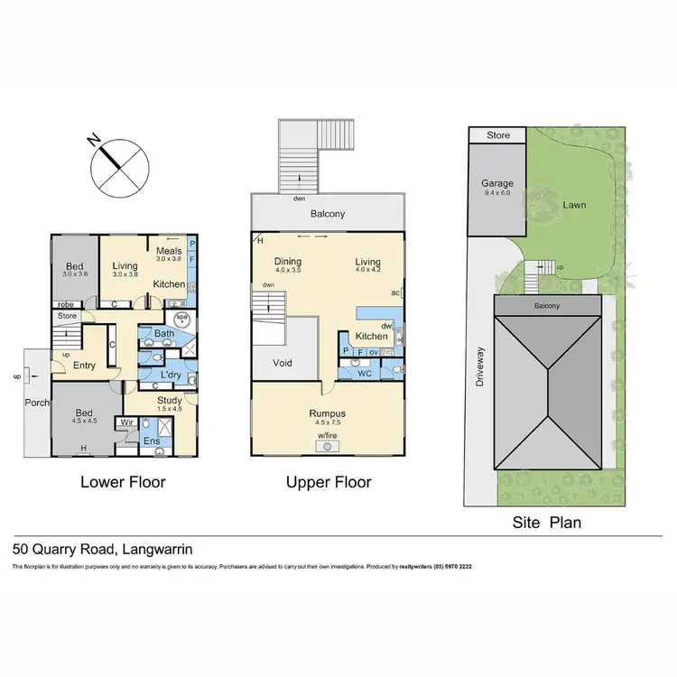 Floorplan of Homely house listing, 50 Quarry Road, Langwarrin VIC 3910