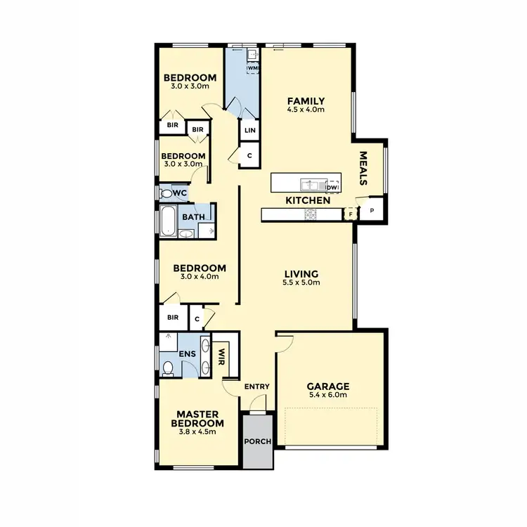 Floorplan of Homely house listing, 13 Lush Avenue, Werribee VIC 3030