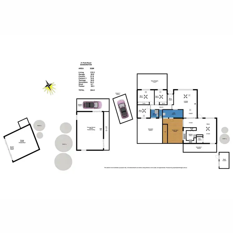 Floorplan of Homely house listing, 31 Pohl Road, Sanderston SA 5237