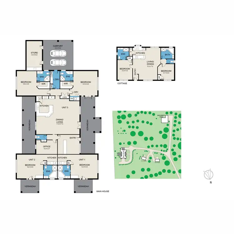 Floorplan of Homely rural property listing, 820 Hermitage Road, Pokolbin NSW 2320